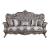 Elozzol Fabric/Wood Tufted Living Room Set