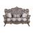 Elozzol Fabric/Wood Tufted Living Room Set