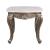Elozzol Marble/Wood End Table