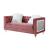 HeiberoII Velvet Tufted Loveseat w/Pillows