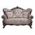 Benbek Fabric/Wood Tufted Living Room Set