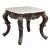 Benbek Marble/Wood End Table