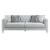 Katia Fabric Linen/Wood Tufted Sofa w/Pillows