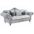 Pelumi Fabric/Wood Sofa w/Pillows