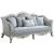 Qunsia Fabric/Wood Sofa w/Pillows
