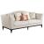 Tayden Fabric Velvet /Wood Sofa w/Pillows