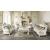Adara PU/Wood Tufted Living Room Set