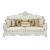 Adara PU/Wood Tufted Living Room Set