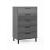 Lyon Faux Leather Tufted Platform Bedroom Set