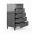 Lyon Faux Leather Tufted Platform Bedroom Set
