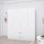 Lyon Matte 4-Door Wardrobe w/2-Drawer Storage