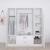 Lyon Matte 4-Door Wardrobe w/2-Drawer Storage