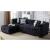 Lyon Tufted Velvet Sectional Sofa w/Left Facing Chaise