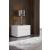 Veronica Fabric Storage Platform Bedroom Set