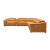 Hartley Full Leather L-Shape 6-Piece Sectional Sofa with 3 Power Recliners