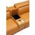 Hartley Full Leather L-Shape 6-Piece Sectional Sofa with 3 Power Recliners