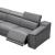 Hartley Full Leather L-Shape Sectional Sofa with 3 Power Recliners
