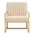 Montgomery Velvet Pinstripe Design Accent Armchair