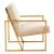 Montgomery Velvet Pinstripe Design Accent Armchair