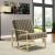 Montgomery Velvet Pinstripe Design Accent Armchair