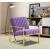 Montgomery Velvet Pinstripe Design Accent Armchair
