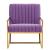 Montgomery Velvet Pinstripe Design Accent Armchair