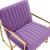 Montgomery Velvet Pinstripe Design Accent Armchair