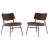 Marilane Velvet Accent Chair (Set of 2)