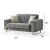 Madison Chenille Convertible Storage Loveseat