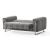 Madison Chenille Convertible Storage Loveseat