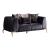Majestic Shiny Thick Velvet Living Room Set