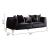 Majestic Shiny Thick Velvet Sofa