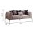 Majestic Shiny Thick Velvet Living Room Set