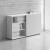 Standard Office Managerial Cabinet w/2 Drawers, 3 Open Shelves & MFC Sliding Door