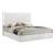 Manhattan Wood Platform Bed w/LED Light, Queen Size