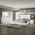 Manhattan Wood Platform Bedroom Set w/LED Light