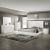 Manhattan Wood Platform Bedroom Set w/LED Light
