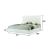 Manhattan Wood Platform Bed w/LED Light, King Size