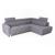 Marburg Fabric L-Shaped Sectional Sofa with Sleeper & Storage, Right Facing Chaise