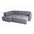 Marburg Fabric L-Shaped Sectional Sofa with Sleeper & Storage, Left Facing Chaise