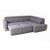 Marburg Fabric L-Shaped Sectional Sofa with Sleeper & Storage, Right Facing Chaise