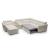 Massimo Leather Sectional Sofa w/Bed and Storage (No Speakers)