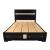 Matrix Wood Veneer Queen Size Bed with Storage Drawers