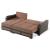 Maya Polyester/PU Convertible Storage Living Room Set