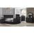 Maya Velvet Upholstered King Size Bed with TV Stand