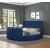Maya Velvet Upholstered Bed with TV Stand