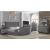 Maya Velvet Upholstered Queen Size Bed with TV Stand