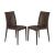 Mace Outdoor Polypropylene Dining Chair (Set of 2)