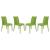 Mace Outdoor Polypropylene Dining Chair (Set of 4)