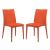 Mace Outdoor Polypropylene Dining Chair (Set of 2)